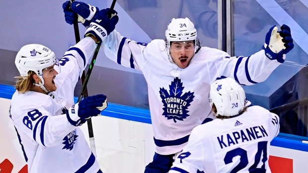 Toronto Maple Leafs celebrate