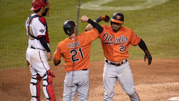 Baltimore Orioles celebrate