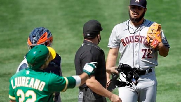 Oakland Athletics Houston Astros, The Canadian Press Oakland Athletics Houston Astros