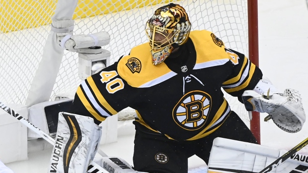 Rask continues to practice with Bruins despite free agent status