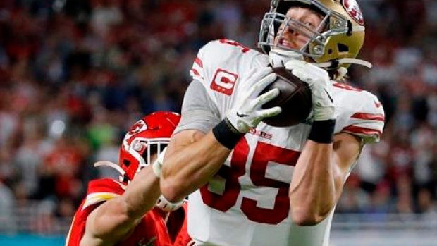 George Kittle , The Canadian Press George Kittle