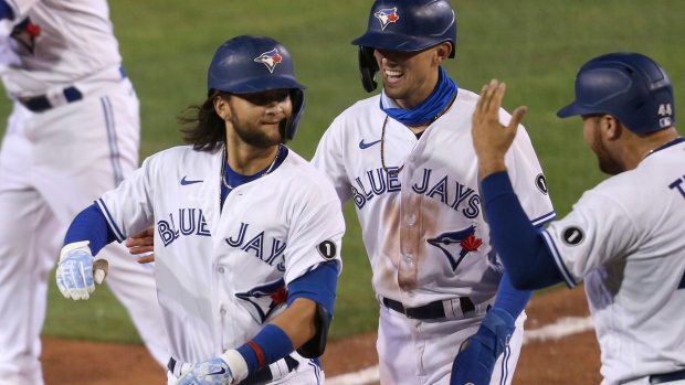 Bo Bichette and Blue Jays Celebrate , The Canadian Press Bo Bichette and Blue Jays Celebrate