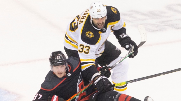Andrei Svechnikov and Zdeno Chara , The Canadian Press Andrei Svechnikov and Zdeno Chara