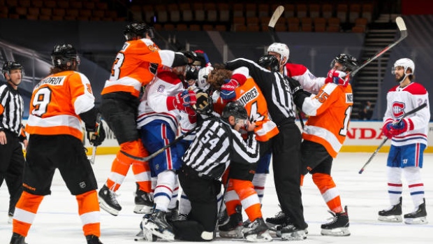 Montreal Canadiens And Philadelphia Flyers Turn Up The Hate Tsn Ca