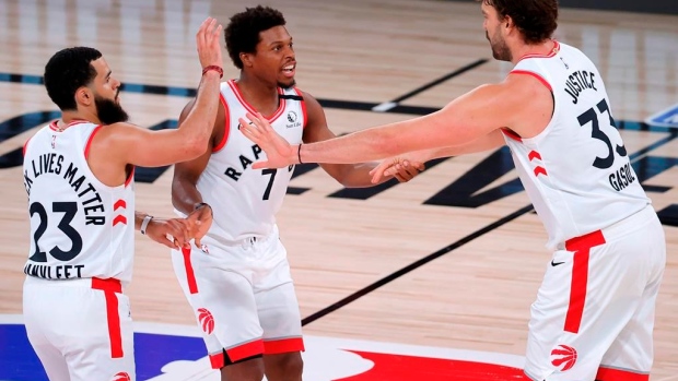 Toronto Raptors are creating their own playoff vibe in NBA bubble Article Image 0, The Canadian Press Toronto Raptors are creating their own playoff vibe in NBA bubble Article Image 0