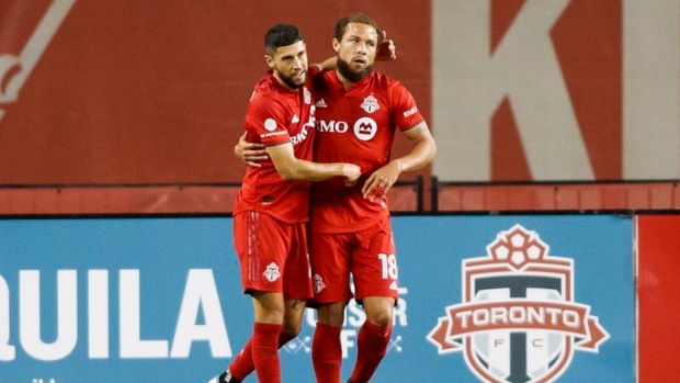 Toronto FC celebrate