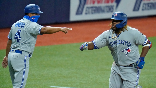 Vladimir Guerrero Jr., right, The Canadian Press Vladimir Guerrero Jr., right