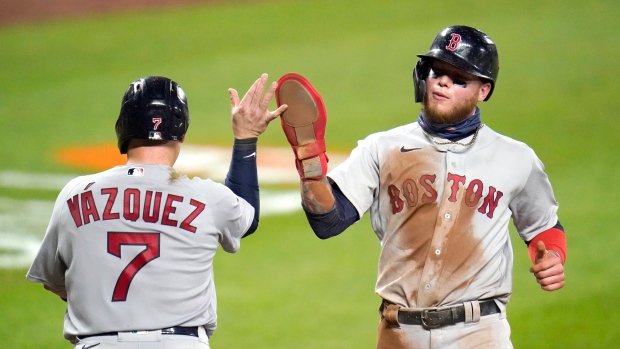 Christian Vazquez and Alex Verdugo