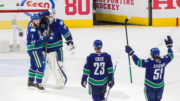 Vancouver Canucks celebrate