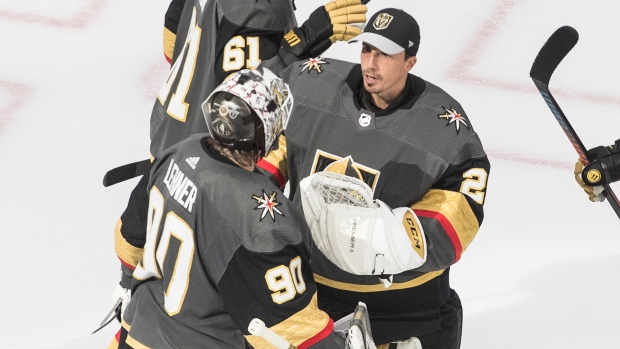 Robin Lehner and Marc-Andre Fleury