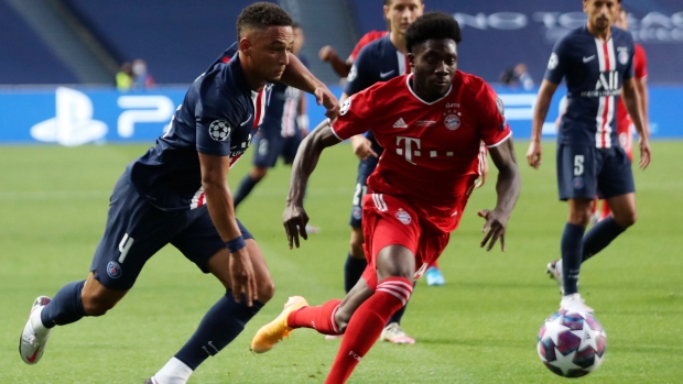 Alphonso Davies Thilo Kehrer, The Canadian Press Alphonso Davies Thilo Kehrer
