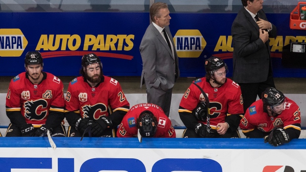 Flames bench