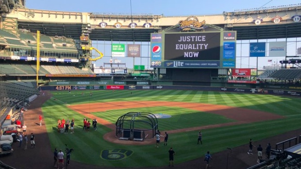 Miller Park , https://twitter.com/WISN_Watson Miller Park
