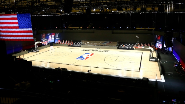 NBA court