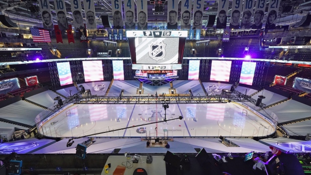NHL bubble in Toronto, CP NHL bubble in Toronto