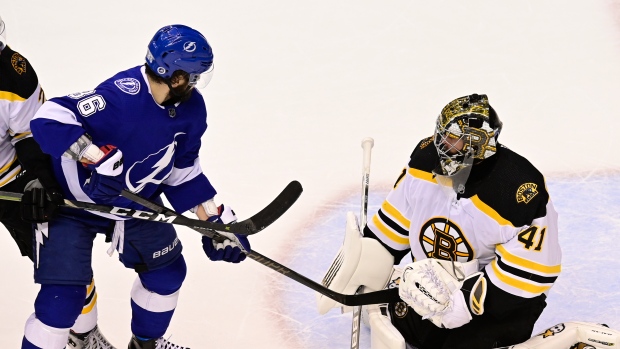 Nikita Kucherov Jaroslav Halak, The Canadian Press Nikita Kucherov Jaroslav Halak