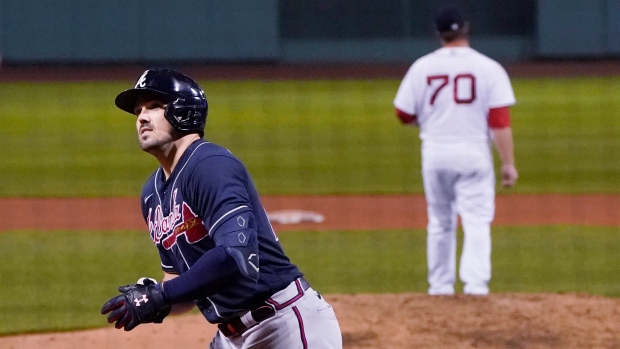 Adam Duvall on big homers, playing at Fenway Park