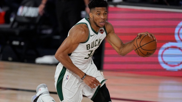 Giannis Antetokounmpo , The Canadian Press Giannis Antetokounmpo