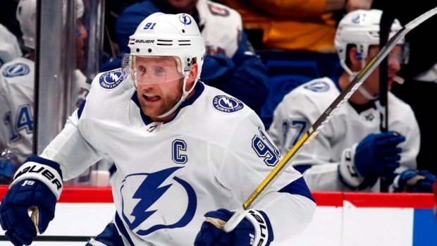 Tampa Bay Lightning C Steven Stamkos not returning against Blues