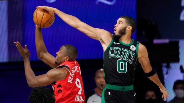 Jaylen Brown, Jayson Tatum help Boston Celtics dominate Toronto Raptors to  take Game 5 - TSN.ca