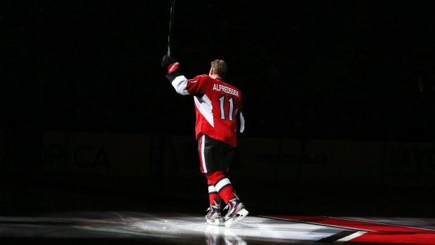 Daniel Alfredsson, The Canadian Press Daniel Alfredsson
