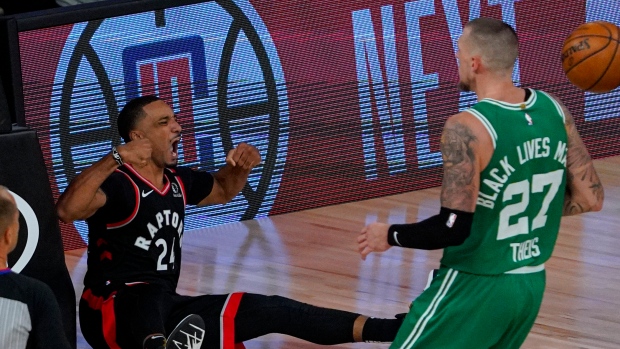 Norman Powell Daniel Theis, The Canadian Press Norman Powell Daniel Theis