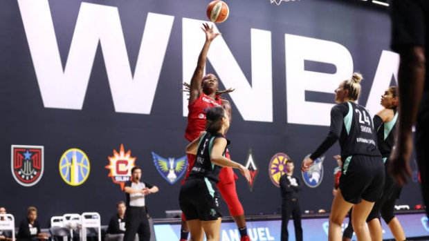Myisha Hines-Allen, Ned Dishman/NBAE via Getty Images Myisha Hines-Allen