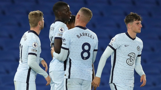 Chelsea celebrates Kurt Zouma, The Canadian Press Chelsea celebrates Kurt Zouma