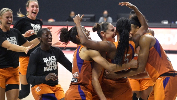 Phoenix Mercury Celebrate Shey Peddy winner, The Canadian Press Phoenix Mercury Celebrate Shey Peddy winner