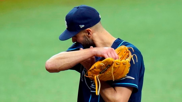 Tampa Bay Rays relief pitcher Nick Anderson