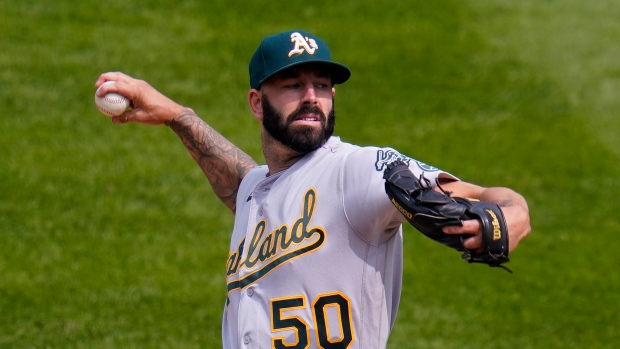 Mike Fiers , The Canadian Press Mike Fiers