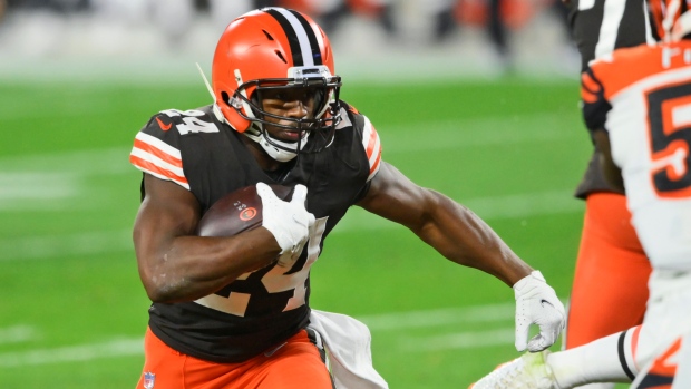 Nick Chubb, The Canadian Press Nick Chubb