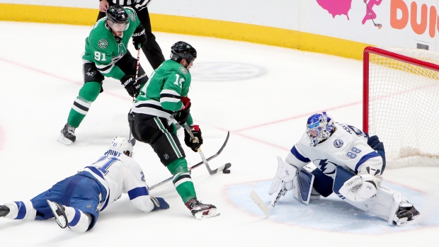Jamie Benn Andrei Vasilevskiy, Getty Images Jamie Benn Andrei Vasilevskiy