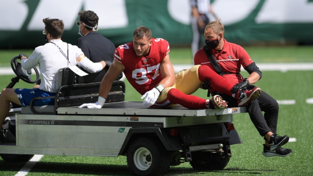 Nick Bosa, The Canadian Press Nick Bosa