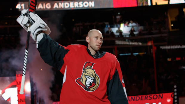 Anderson heads into retirement with 4-3 OT win over Senators - The Globe  and Mail