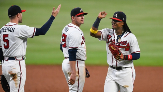 Atlanta Braves celebrate