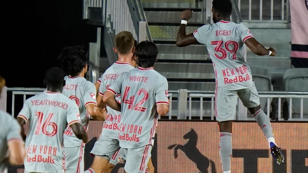 New York Red Bulls celebrate