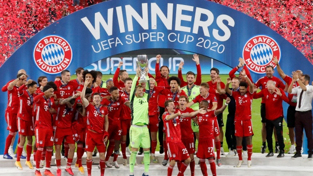 Bayern Munich UEFA Super Cup, The Canadian Press Bayern Munich UEFA Super Cup