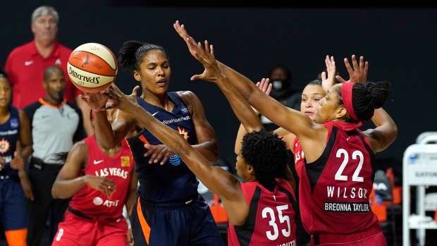 Connecticut Sun forward Alyssa Thomas, The Canadian Press Connecticut Sun forward Alyssa Thomas