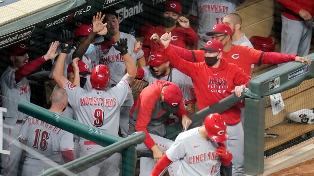 Reds Celebrate, The Canadian Press Reds Celebrate