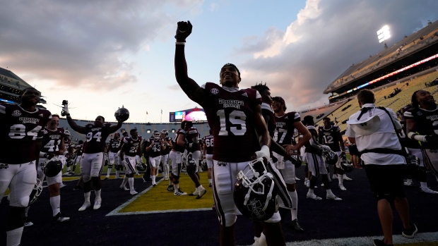 Mississippi State safety Collin Duncan , The Canadian Press Mississippi State safety Collin Duncan