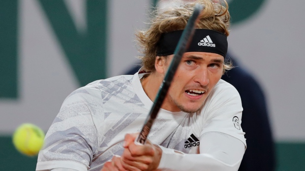 Alexander Zverev, The Canadian Press Alexander Zverev