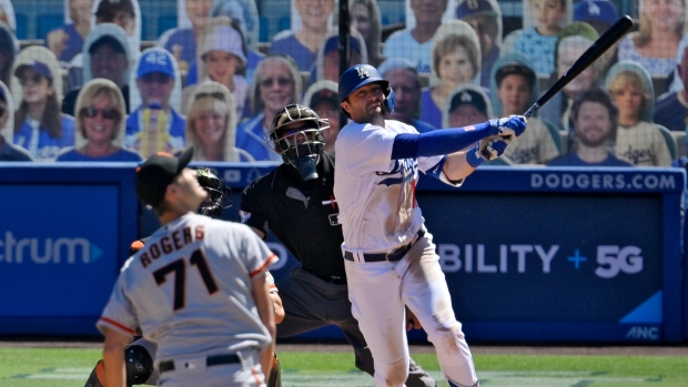 Los Angeles Dodgers' AJ Pollock 