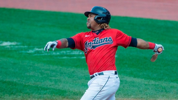 Cleveland Indians' Jose Ramirez 