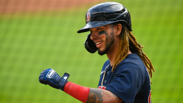Boston Red Sox's Jonathan Arauz , The Canadian Press Boston Red Sox's Jonathan Arauz