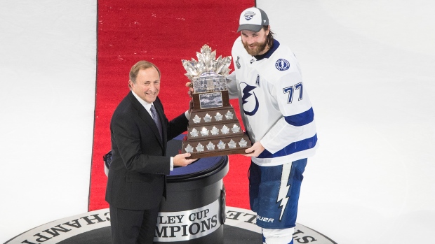 77 Victor Hedman Tampa Bay Lightning 2020 Stanley Cup Final Game