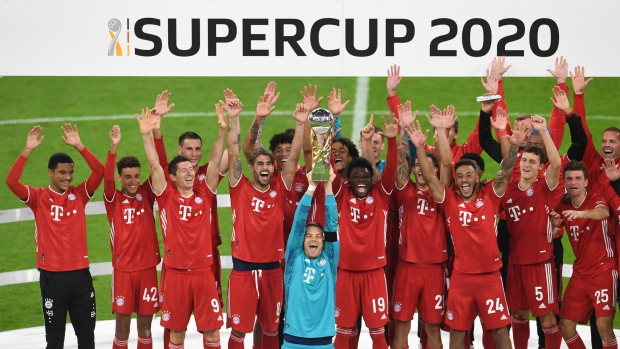 Bayern Munich celebrates