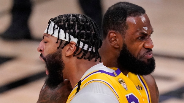 Anthony Davis LeBron James, The Canadian Press Anthony Davis LeBron James