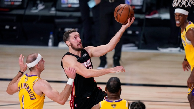 Report Miami Heat Guard Goran Dragic Tears Plantar Fascia In Game 1 Tsn Ca