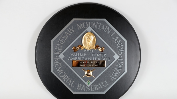 Kenesaw Mountain Landis MVP Trophy, Getty Images Kenesaw Mountain Landis MVP Trophy